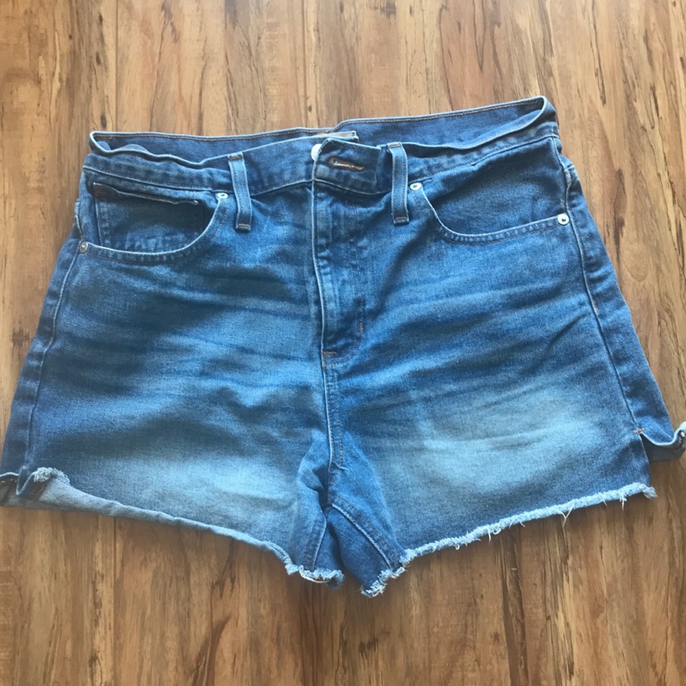 Madewell High Rise Denim Short 30